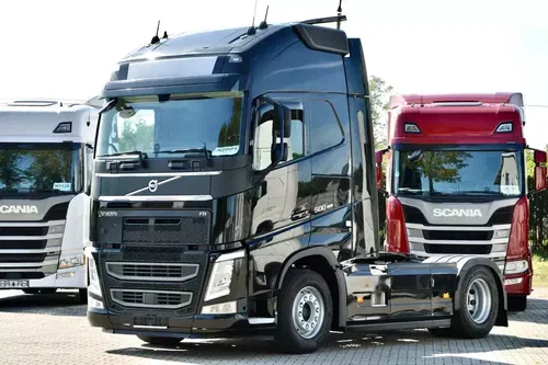 Volvo FH 500 | GLOB XL | KLIMA POSTOJOWA | MIKROFALA | SKÓRZANA KIEROWNICA | MIĘDZYOSIE