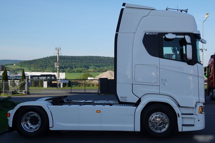 Scania S 500 / RETARDER / RZÓD NA PODUSZKACH / KLIMA POSTOJOWA   / ALUFELGI / OPONY 100% / PO KONTRAKCIE SERWISOWYM / SPROWADZONY  zdjęcie 9