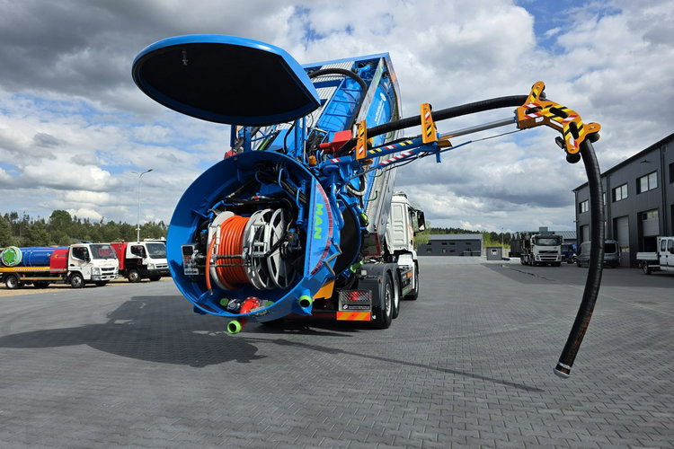 MAN WUKO KAISER EUR-MARK PKL 7.9 DO CZYSZCZENIA KANAŁÓW EURO6 WUKO asenizacyjny separator beczka odpady czyszczenie kanalizacja zdjęcie 1