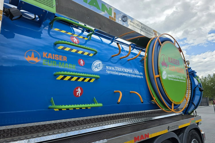 MAN WUKO KAISER EUR-MARK PKL 7.9 DO CZYSZCZENIA KANAŁÓW EURO6 WUKO asenizacyjny separator beczka odpady czyszczenie kanalizacja zdjęcie 12