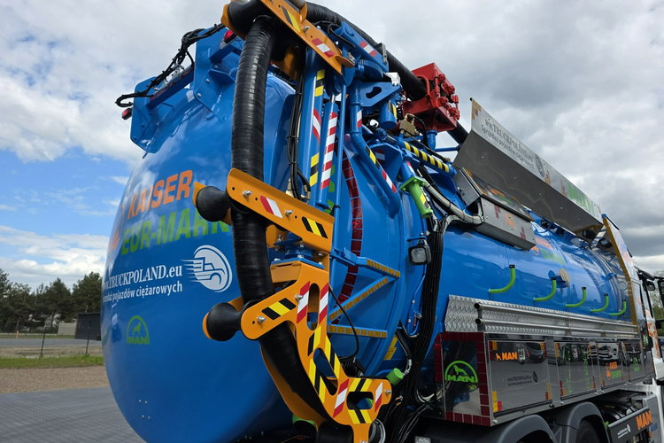 MAN WUKO KAISER EUR-MARK PKL 7.9 DO CZYSZCZENIA KANAŁÓW EURO6 WUKO asenizacyjny separator beczka odpady czyszczenie kanalizacja zdjęcie 16