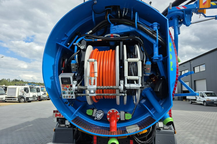 MAN WUKO KAISER EUR-MARK PKL 7.9 DO CZYSZCZENIA KANAŁÓW EURO6 WUKO asenizacyjny separator beczka odpady czyszczenie kanalizacja zdjęcie 25