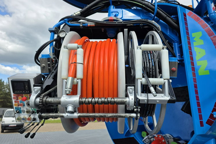 MAN WUKO KAISER EUR-MARK PKL 7.9 DO CZYSZCZENIA KANAŁÓW EURO6 WUKO asenizacyjny separator beczka odpady czyszczenie kanalizacja zdjęcie 27