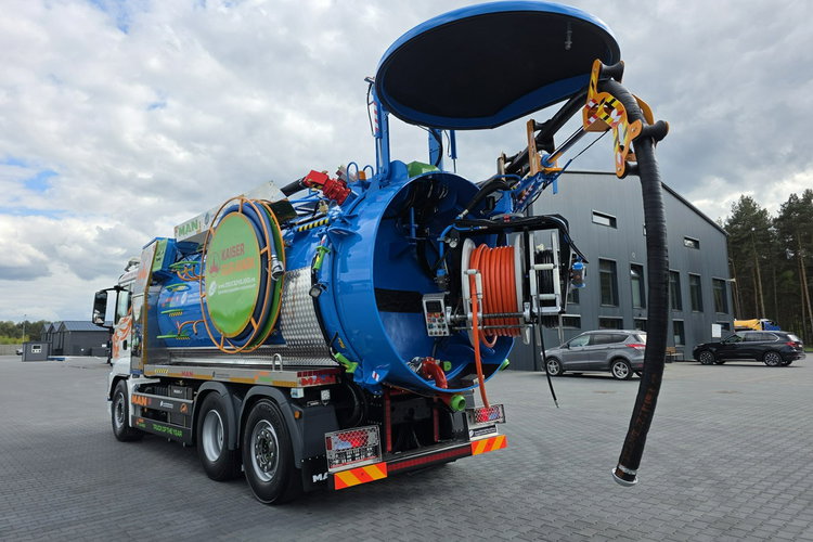 MAN WUKO KAISER EUR-MARK PKL 7.9 DO CZYSZCZENIA KANAŁÓW EURO6 WUKO asenizacyjny separator beczka odpady czyszczenie kanalizacja zdjęcie 28