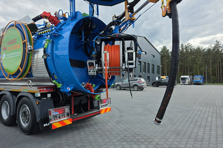 MAN WUKO KAISER EUR-MARK PKL 7.9 DO CZYSZCZENIA KANAŁÓW EURO6 WUKO asenizacyjny separator beczka odpady czyszczenie kanalizacja zdjęcie 29