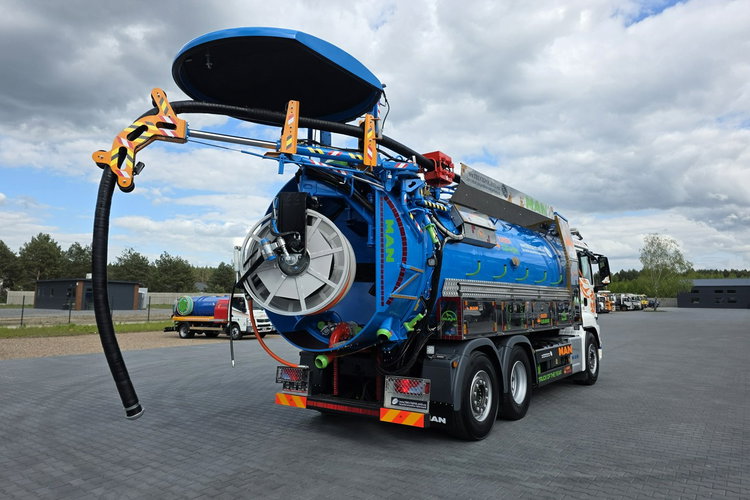 MAN WUKO KAISER EUR-MARK PKL 7.9 DO CZYSZCZENIA KANAŁÓW EURO6 WUKO asenizacyjny separator beczka odpady czyszczenie kanalizacja zdjęcie 30