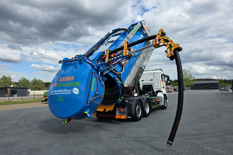 MAN WUKO KAISER EUR-MARK PKL 7.9 DO CZYSZCZENIA KANAŁÓW EURO6 WUKO asenizacyjny separator beczka odpady czyszczenie kanalizacja zdjęcie 34