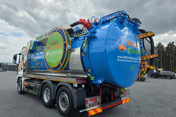 MAN WUKO KAISER EUR-MARK PKL 7.9 DO CZYSZCZENIA KANAŁÓW EURO6 WUKO asenizacyjny separator beczka odpady czyszczenie kanalizacja zdjęcie 5