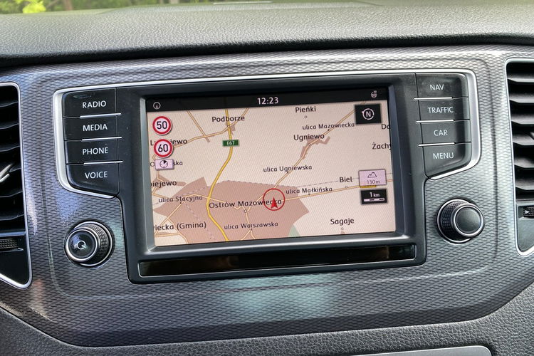Volkswagen Golf Sportsvan Kamera cofania+Navi+Radar+Polecenia głosowe+Podgrze Kierownica+Łopatki zdjęcie 19