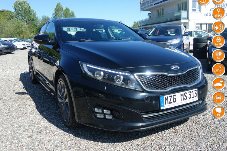 Optima Kia Optima 2014 1.7 diesel 136km automat skóry navi 169 tyś przebiegu zdjęcie 1