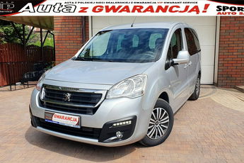 Peugeot Partner Tylko 65 tys km. 1.6 BHDI 100 KM, SALON PL, I WŁ, Tempomat F.vat23%, 