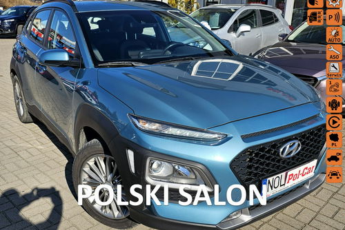 Hyundai Kona model 2019, automat, 4x4, serwis aso, polski salon, kamera, 