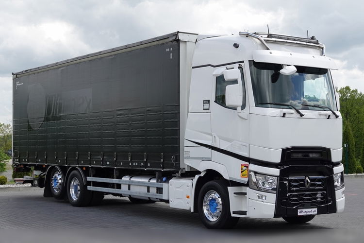Renault T 440 / 6X2 / SOLÓWKA / FIRANKA 9.5 M / KLIMA POSTOJOWA / WINDA / ALUFELGI / OŚ PODNOSZONA / PO KONTRAKCIE SERWISOWYM zdjęcie 1