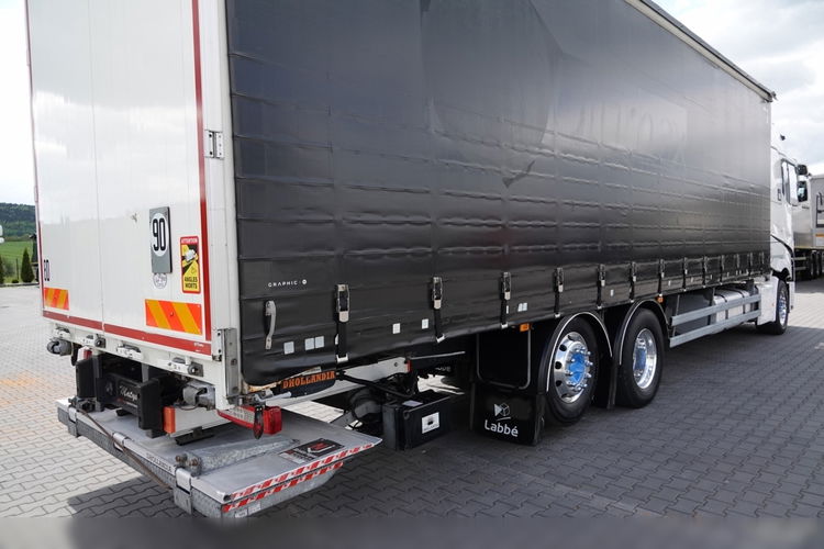 Renault T 440 / 6X2 / SOLÓWKA / FIRANKA 9.5 M / KLIMA POSTOJOWA / WINDA / ALUFELGI / OŚ PODNOSZONA / PO KONTRAKCIE SERWISOWYM zdjęcie 24