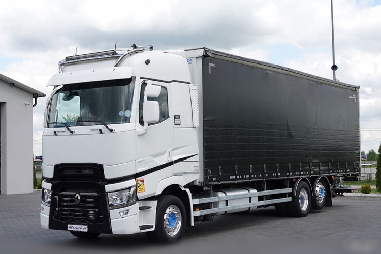 Renault T 440 / 6X2 / SOLÓWKA / FIRANKA 9.5 M / KLIMA POSTOJOWA / WINDA / ALUFELGI / OŚ PODNOSZONA / PO KONTRAKCIE SERWISOWYM zdjęcie 4