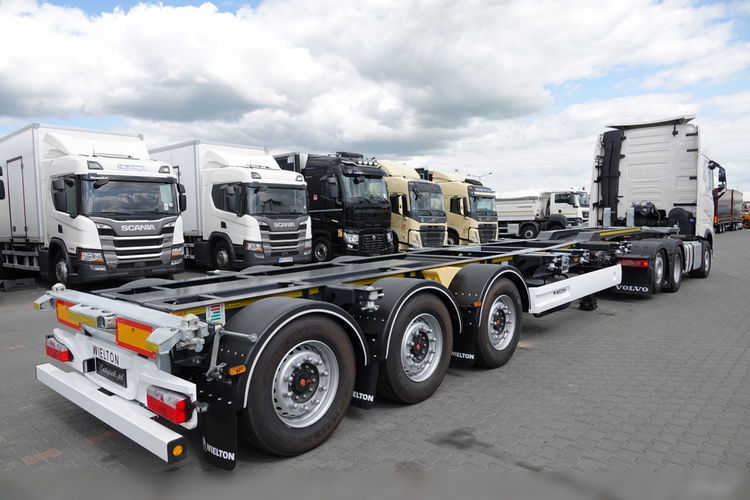 Volvo FH 500 / ZESTAW / BOOGIE 6X2 / I-SAVE / + WIELTON / NACZEPA PODKONTENEROWA / FABRYCZNIE NOWA / ROZSUWANY TYŁ I PRZÓD / UNIWERSALNA / OŚ PODNOSZONA zdjęcie 6