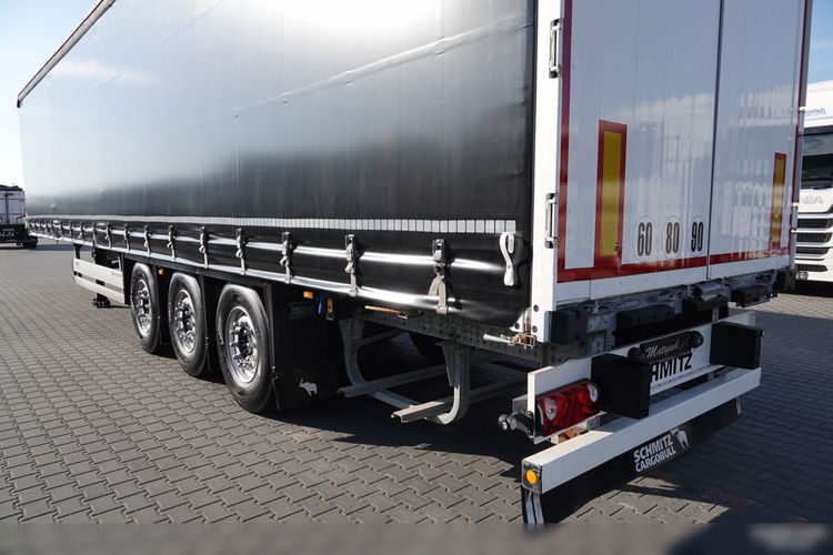 Schmitz -CARGOBULL / FIRANKA / STANDARD / 2 OSIE PODNOSZONA / OPONY 100% / MAŁO UŻYWANA  zdjęcie 11