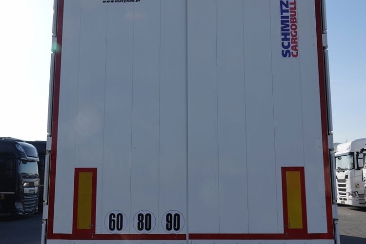 Schmitz -CARGOBULL / FIRANKA / STANDARD / 2 OSIE PODNOSZONA / OPONY 100% / MAŁO UŻYWANA  zdjęcie 12