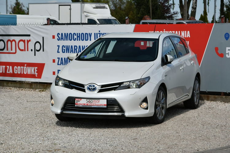 Toyota Auris Hybrid 1.8 136KM 2013r. Premnium Skóra NAVi Kamera LED 133tkm POLECAM zdjęcie 2