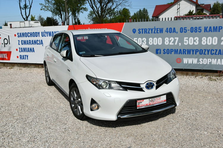 Toyota Auris Hybrid 1.8 136KM 2013r. Premnium Skóra NAVi Kamera LED 133tkm POLECAM zdjęcie 20