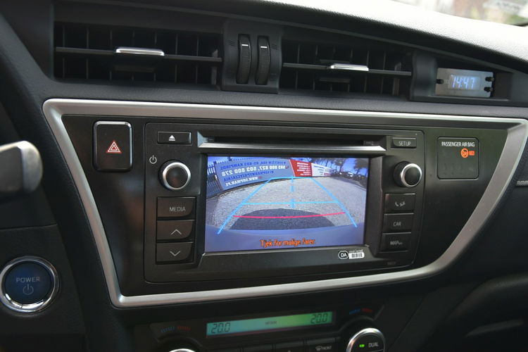 Toyota Auris Hybrid 1.8 136KM 2013r. Premnium Skóra NAVi Kamera LED 133tkm POLECAM zdjęcie 9
