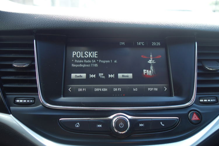 Astra Opel Astra K 2017 1.4 benzyna 150km automat pół skóry 106tyś przebiegu zdjęcie 23