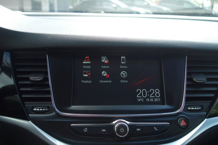Astra Opel Astra K 2017 1.4 benzyna 150km automat pół skóry 106tyś przebiegu zdjęcie 24