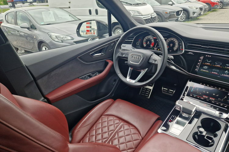Audi SQ7 Premium Plus Najbogatsza wersja wyposażenia Stan wzorowy Bez Ryski zdjęcie 34
