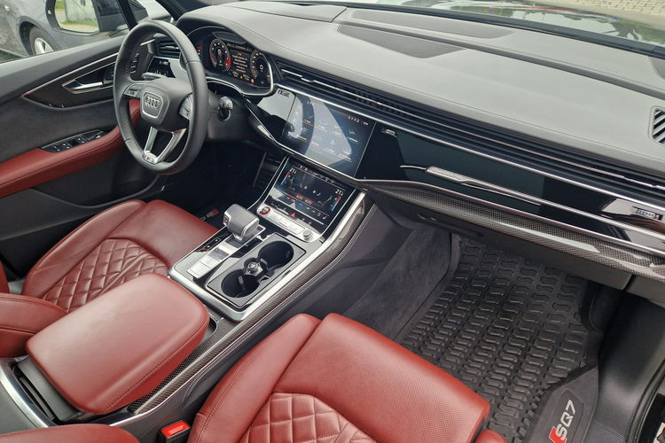 Audi SQ7 Premium Plus Najbogatsza wersja wyposażenia Stan wzorowy Bez Ryski zdjęcie 39