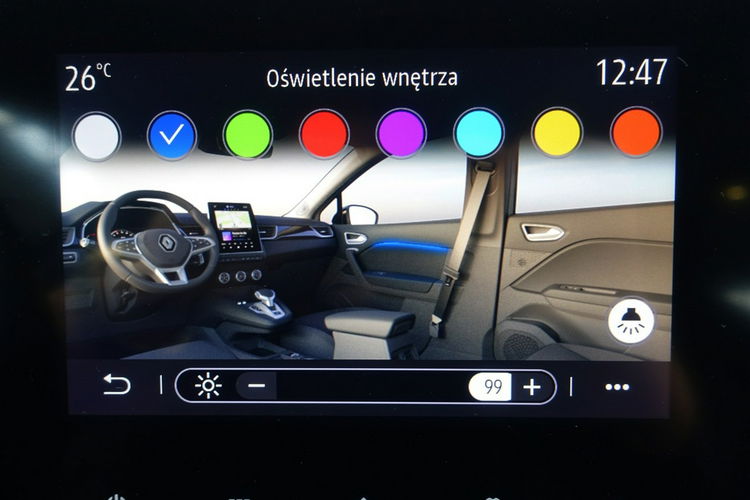 Renault Captur AUTOMAT Led+Kamera 360+Navi+BLIS 3Lata GWARANCJI 1wł Kraj Bezwypadkowy 4x2 zdjęcie 43