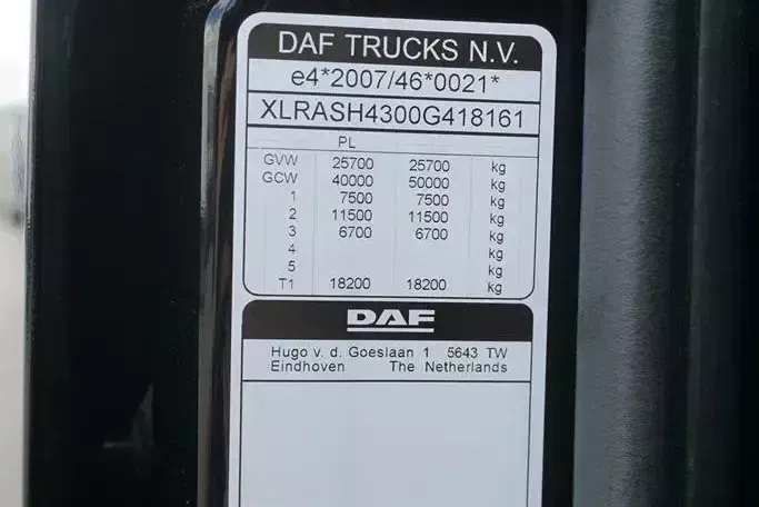 DAF XF / 480 / ACC / EURO 6 / ZESTAW PRZEJAZDOWY 120 M3 zdjęcie 10