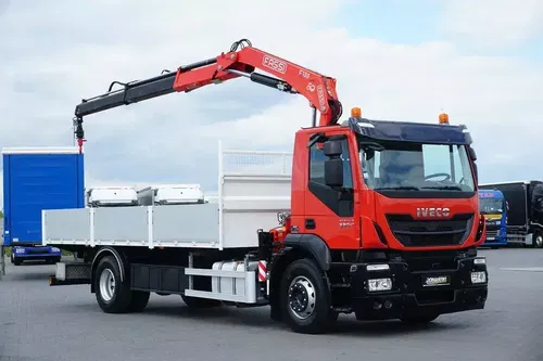 Iveco STRALIS 330 / E 6 / SKRZYNIOWY + HDS / FASSI F 135 / ROTATOR / PILOT