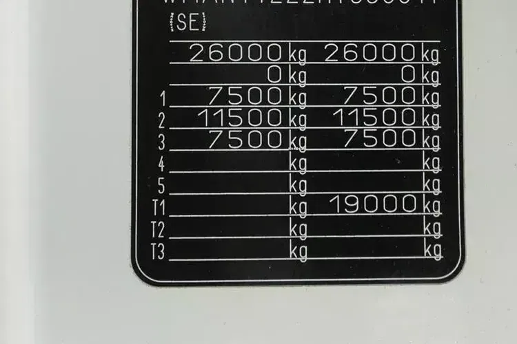 MAN TGM / 26.340 / 6 X 2 / SKRZYNIOWY + HDS + WINDA / PALFINGER PK 19001 SLD5 / WYSIĘG 15 M zdjęcie 11