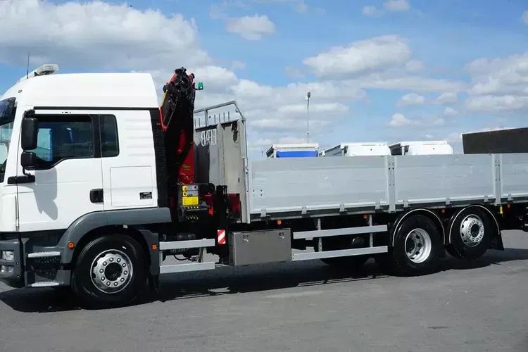 MAN TGM / 26.340 / 6 X 2 / SKRZYNIOWY + HDS + WINDA / PALFINGER PK 19001 SLD5 / WYSIĘG 15 M zdjęcie 15
