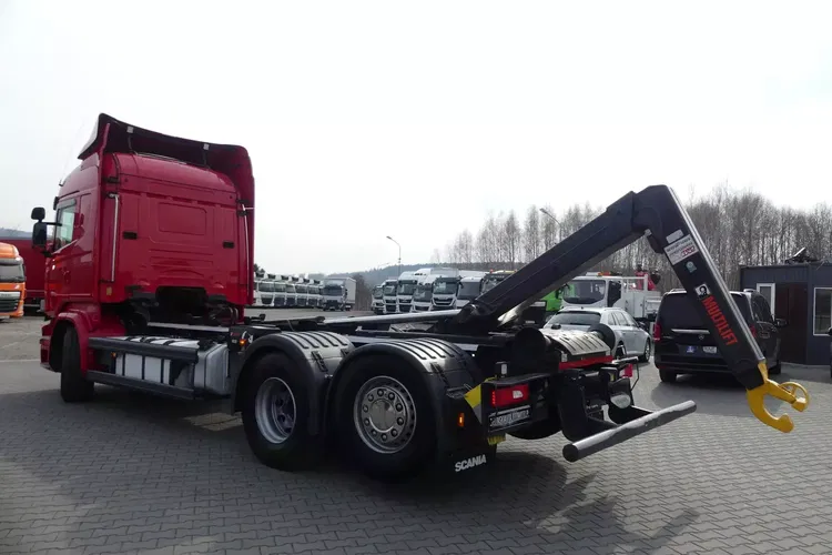Scania R 490 / 6x2 / HAKOWIEC / HIAB MULTILIFT 18T / RETARDER / zdjęcie 3