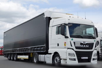 MAN TGX 18.460 / RETARDER / LOWDECK / ZESTAW + WIELTON FIRANKA / MEGA / OŚ PODNOSZONA / SAF / 2018 / PO KONTRAKCIE SERWISOWYM