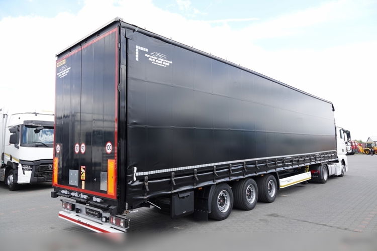 MAN TGX 18.460 / RETARDER / LOWDECK / ZESTAW + WIELTON FIRANKA / MEGA / OŚ PODNOSZONA / SAF / 2018 / PO KONTRAKCIE SERWISOWYM zdjęcie 7