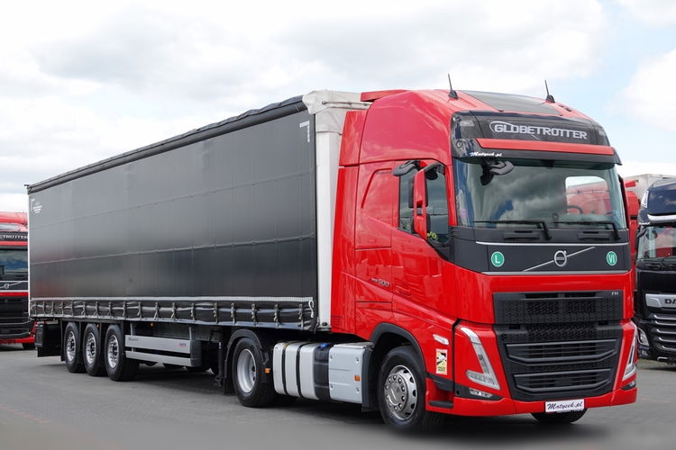 Volvo FH 500 / KLIMA POSTOJOWA / I-SAVE / ZESTAW /+ SCHMITZ FIRANKA /2X  OŚ PODNOSZONA / OPONY 100% / 2022 R  zdjęcie 10