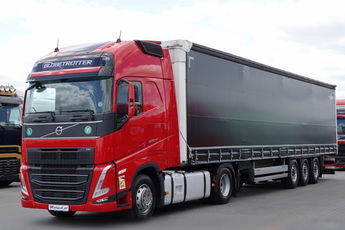 Volvo FH 500 / KLIMA POSTOJOWA / I-SAVE / ZESTAW /+ SCHMITZ FIRANKA /2X  OŚ PODNOSZONA / OPONY 100% / 2022 R 