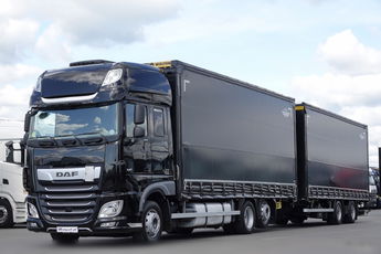 DAF XF 480 / ZESTAW TANDEM / 120 M3 / PRZEJAZDOWY / KLIMA POSTOJOWA / 2019 ROK / PO KONTRAKCIE SERWISOWYM