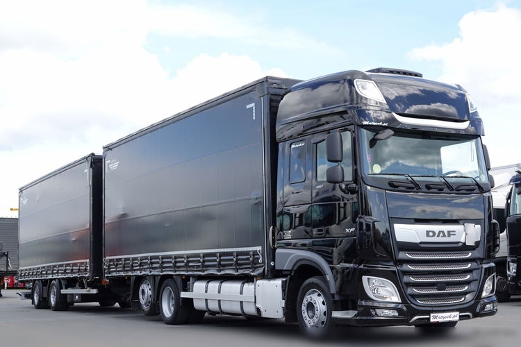 DAF XF 480 / ZESTAW TANDEM / 120 M3 / PRZEJAZDOWY / KLIMA POSTOJOWA / 2019 ROK / PO KONTRAKCIE SERWISOWYM zdjęcie 5