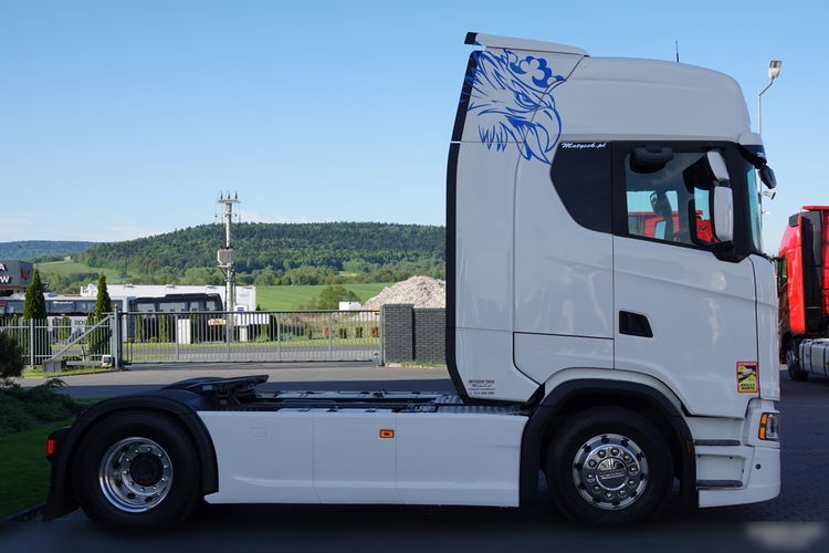 Scania S 500 / RETARDER / KLIMA POSTOJOWA / ALUFELGI / OPONY 100% / PO KONTRAKCIE SERWISOWYM / SPROWADZONY zdjęcie 10