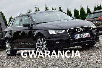 Audi A3 1.6tdi 110km S-line Navi Led Szyber Gwarancja