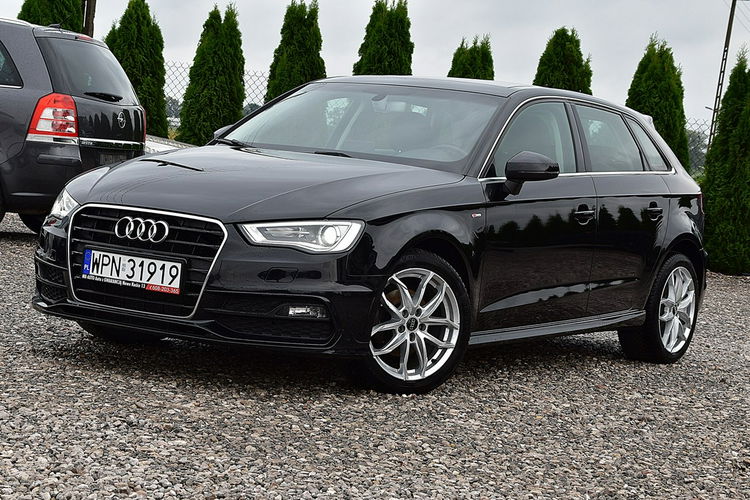 Audi A3 1.6tdi 110km S-line Navi Led Szyber Gwarancja zdjęcie 17