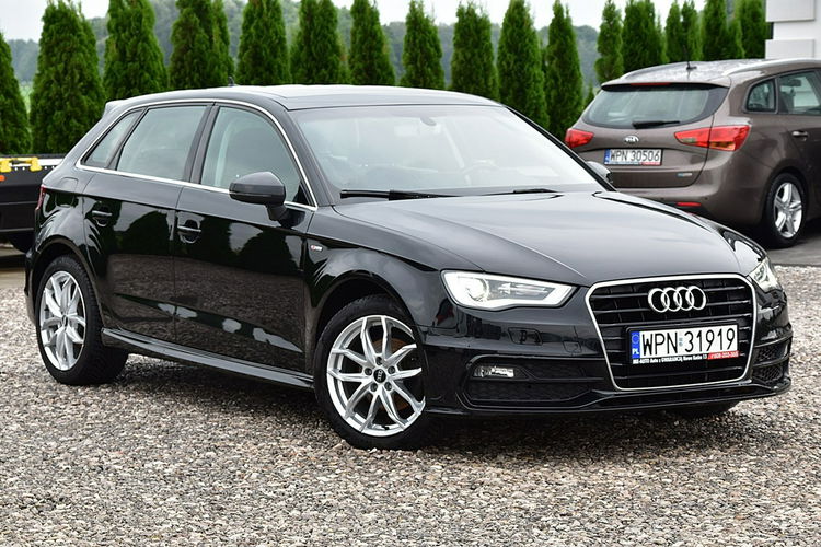 Audi A3 1.6tdi 110km S-line Navi Led Szyber Gwarancja zdjęcie 23