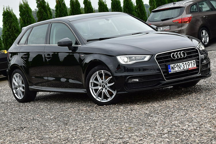 Audi A3 1.6tdi 110km S-line Navi Led Szyber Gwarancja zdjęcie 24