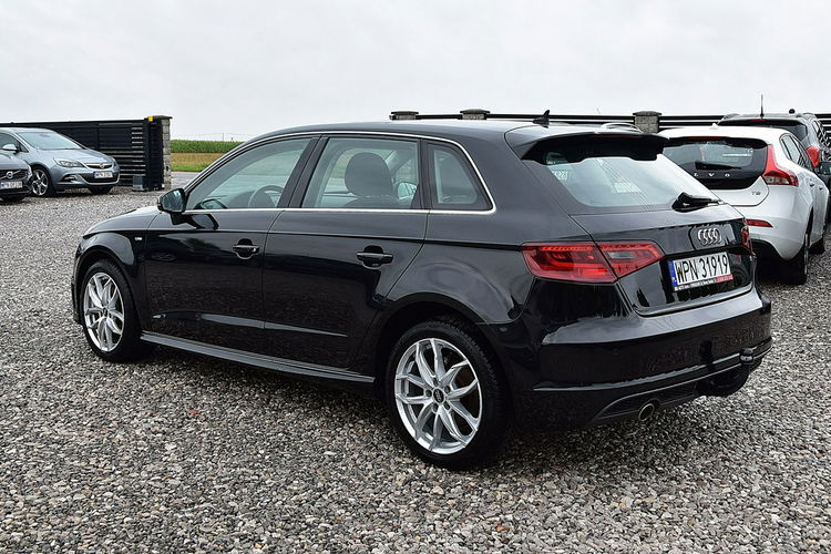 Audi A3 1.6tdi 110km S-line Navi Led Szyber Gwarancja zdjęcie 26