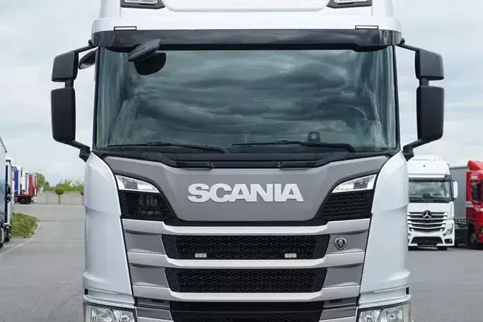 Scania R 450 / E 6 / HDS PALFINGER PK 34002 / ZESTAW DO PRZEWOZU SZKŁA zdjęcie 16