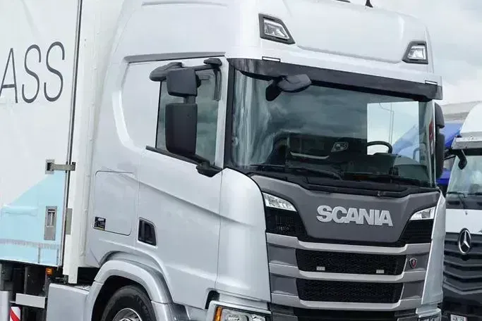 Scania R 450 / E 6 / HDS PALFINGER PK 34002 / ZESTAW DO PRZEWOZU SZKŁA zdjęcie 40