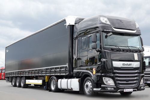 DAF XF 480 / LOWDECK / SSC / 12.2021 R / ZESTAW / WIELTON FIRANKA / MEGA / OŚ PODNOSZONA / SAF / PO KONTRAKCIE SERWISOWYM